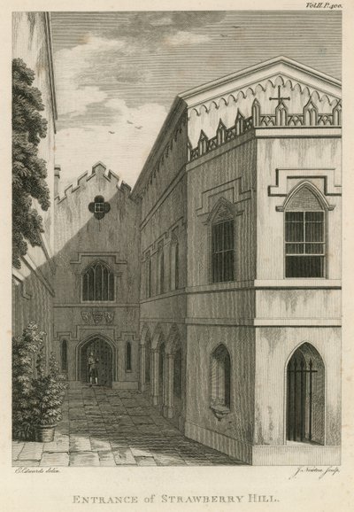Ingresso a Strawberry Hill, Londra da English School