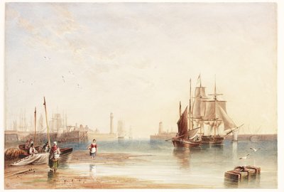 Ingresso al Porto di Sunderland da North Sands da English School