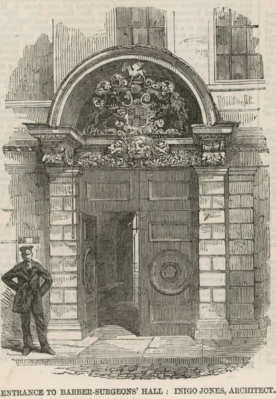 Ingresso alla Barber-Surgeons Hall, Monkwell Street da English School