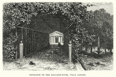 Ingresso alla Sala da Biliardo, Villa Albani da English School