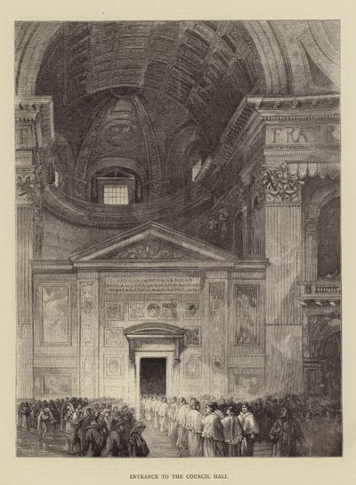 Ingresso alla Sala del Consiglio da English School