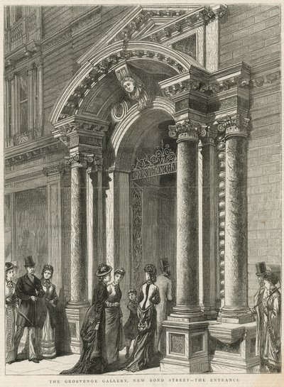 Ingresso alla Grosvenor Gallery da English School