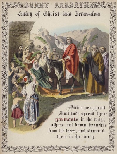 Ingresso di Cristo a Gerusalemme da English School