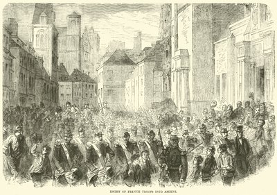 Ingresso delle truppe francesi ad Amiens, maggio 1871 da English School