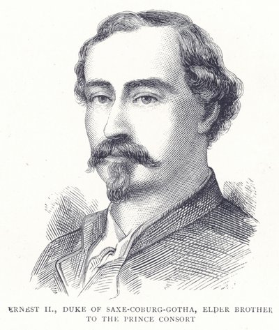 Ernesto II, Duca di Sassonia-Coburgo-Gotha, fratello maggiore del Principe Consorte da English School