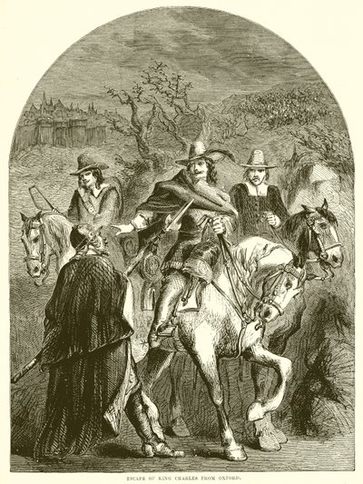 Fuga del re Carlo da Oxford da English School