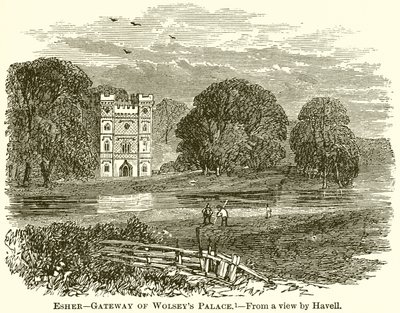 Esher--Portale del Palazzo di Wolsey da English School
