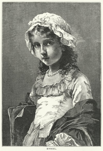 Ethel (incisione) da English School