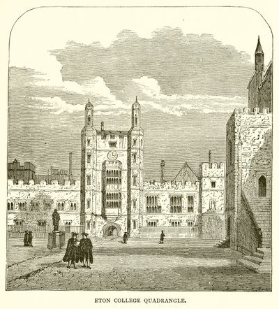 Cortile di Eton College da English School