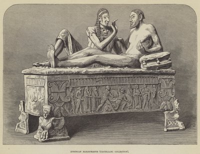 Sarcofago etrusco, Collezione Castellani da English School