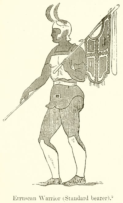 Guerriero etrusco (Portabandiera) da English School