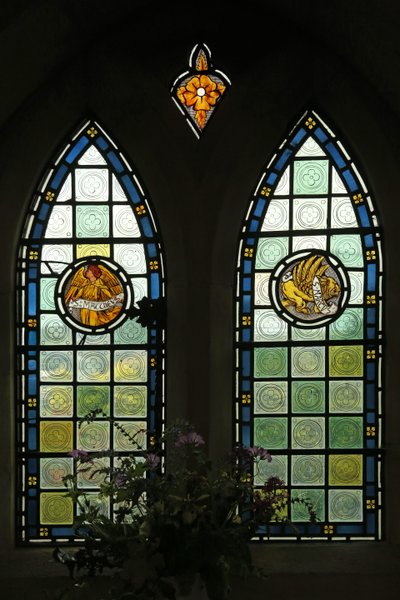 Emblemi evangelisti: San Matteo e San Marco da English School
