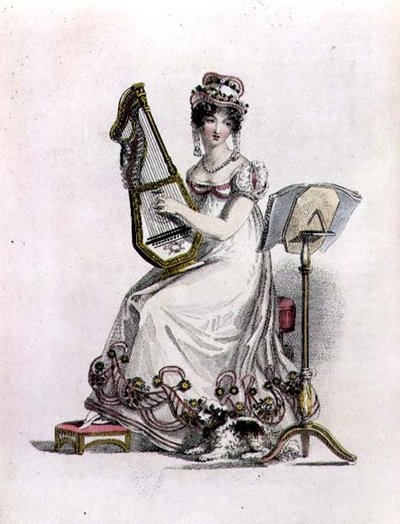 Abito da Sera/Opera, tavola di moda da Ackermann