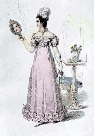 Abito da sera, tavola di moda da Ackermann