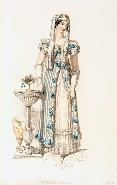 Abito da sera, tavola di moda da Ackermann