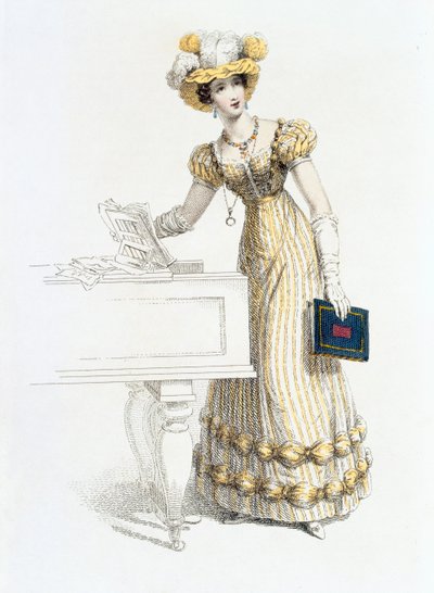 Abito da sera, tavola di moda da Ackermann