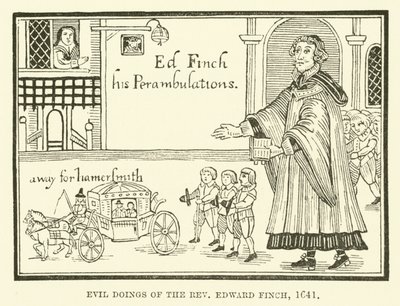 Malefatte del reverendo Edward Finch, 1641 da English School