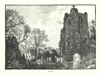 Ewell (incisione) da English School