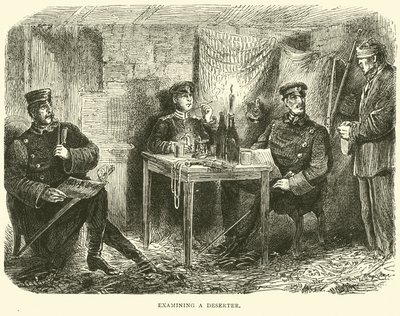 Esaminando un disertore, febbraio 1871 da English School
