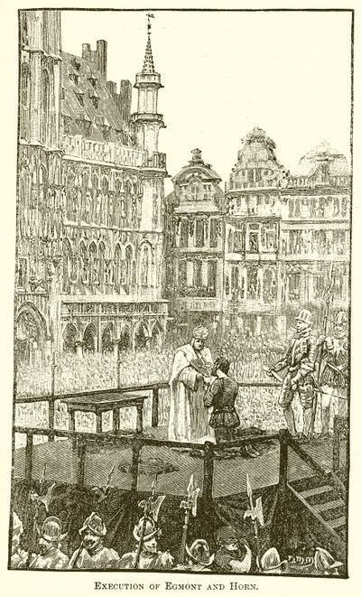 Esecuzione di Egmont e Horn da English School