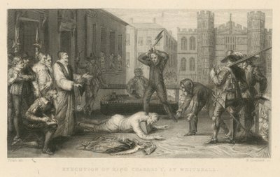 Esecuzione di Re Carlo I a Whitehall da English School