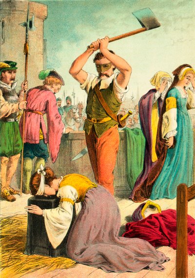 Esecuzione di Lady Jane Grey da English School