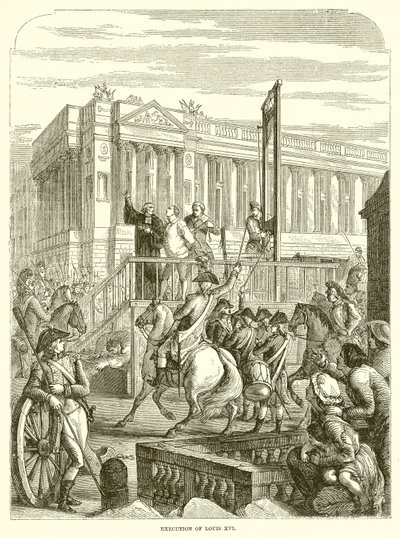 Esecuzione di Luigi XVI da English School