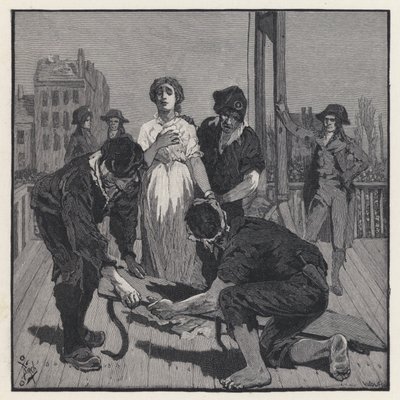 Esecuzione di Maria Antonietta da English School
