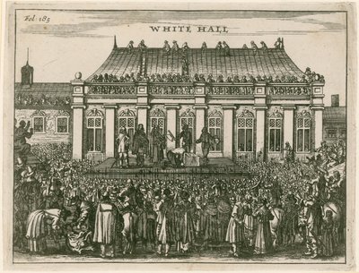 Esecuzione di re Carlo I a Whitehall da English School