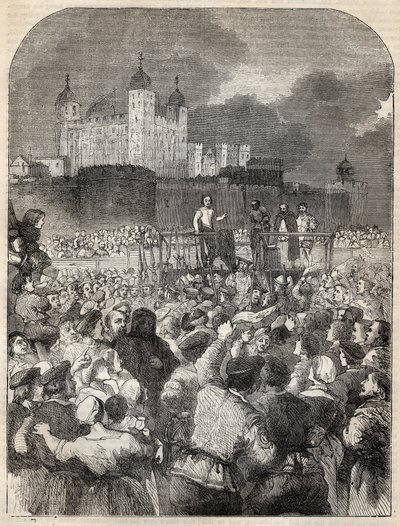Esecuzione del Duca di Northumberland a Tower Hill - 1553 (John Dudley) da English School