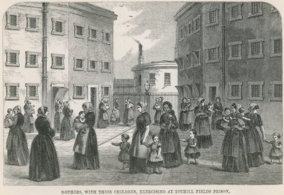 Esercizi alla prigione di Tothill Fields da English School