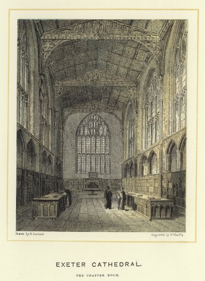 Cattedrale di Exeter, la sala capitolare da English School