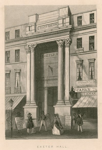Exeter Hall, Strand, Londra da English School