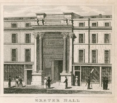 Exeter Hall, Strand, Londra da English School