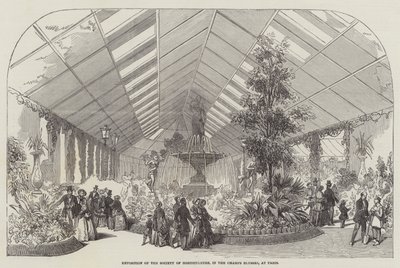 Esposizione della Società di Orticoltura, agli Champs Elysees, a Parigi da English School
