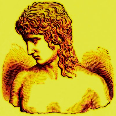 Estremo della Divergenza Etnica - Tipo più Alto - I: Eros di Prassitele, illustrazione da Con il Popolo del Mondo di John Clark Ridpath, pubblicata nel 1912 da English School