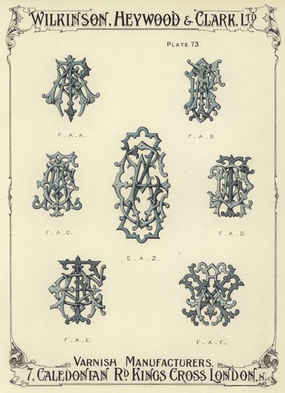 FAA, FAB, FAC, EAZ, FAD, FAE, FAF da English School
