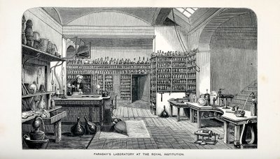 Laboratorio di Faraday alla Royal Institution da English School