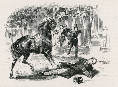 Incidente fatale a Sir Robert Peel, Constitution Hill da English School