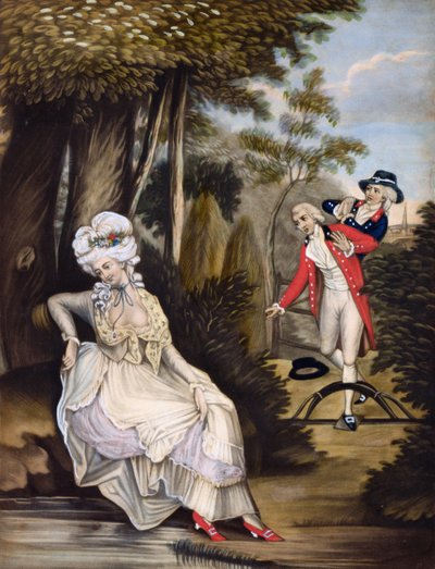 Curiosità fatale, pub. da Robert Sayer e J. Bennett, 1784 da English School