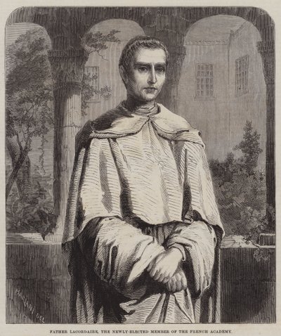 Padre Lacordaire, il nuovo membro eletto dell