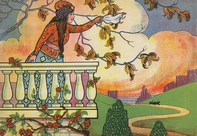 Fatima che saluta per attirare l