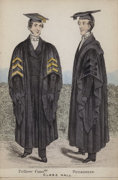Fellow Commoner, Pensionato, Clare Hall da English School