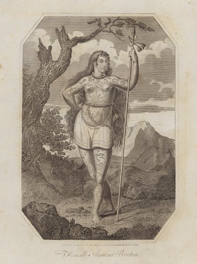 Antica Britanna (incisione) da English School