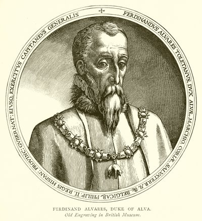 Ferdinando Alvares, Duca di Alva da English School