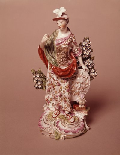 Figura della dea Atena, Derby Porcelain Works, c.1800 da English School