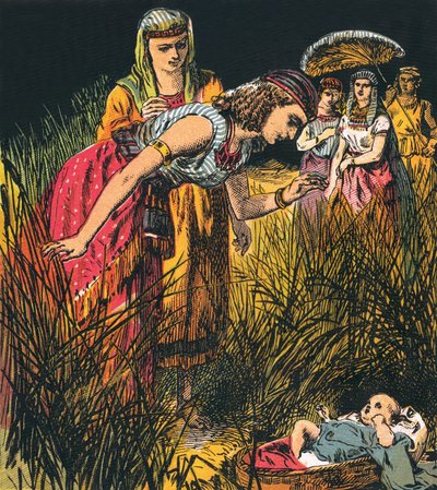Il ritrovamento del piccolo Mosè da English School