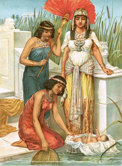 Il ritrovamento del bambino Mosè da English School