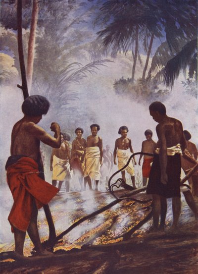 Camminata sul fuoco nelle Fiji da English School