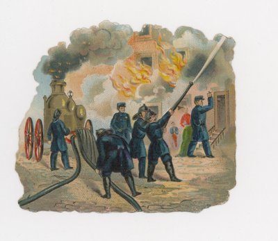 Protezione antincendio (cromolitografia) da English School